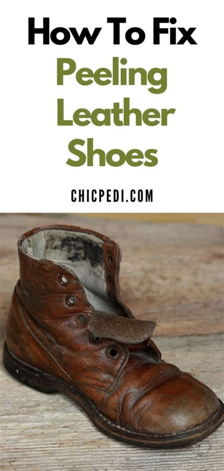 Why do faux leather shoes peel?