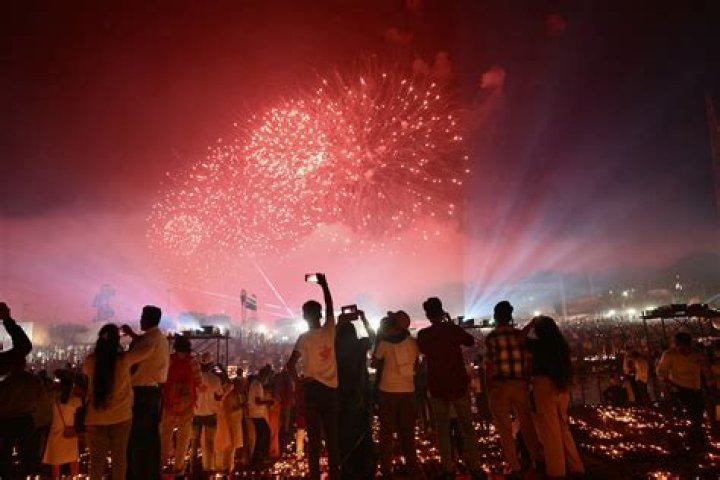 Why do Indians light fireworks on Diwali?