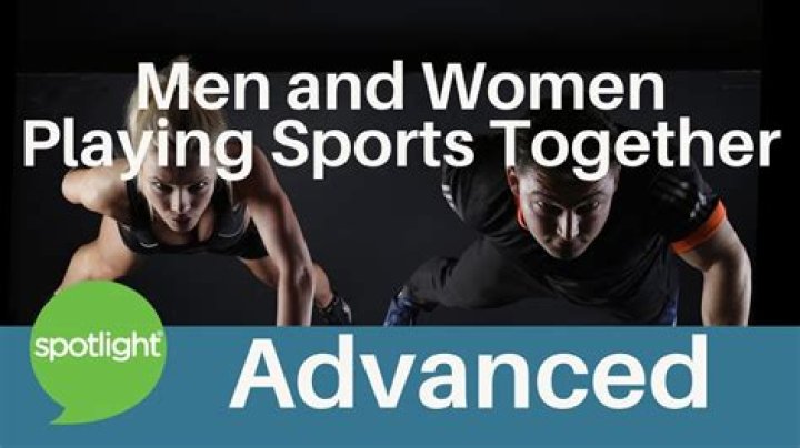 Why do men and women play sports separately?