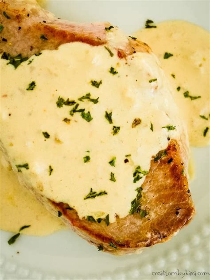 Why do people put vinegar on pork chops?