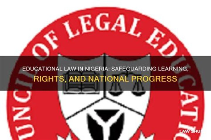 Why do we need educational law in Nigeria?