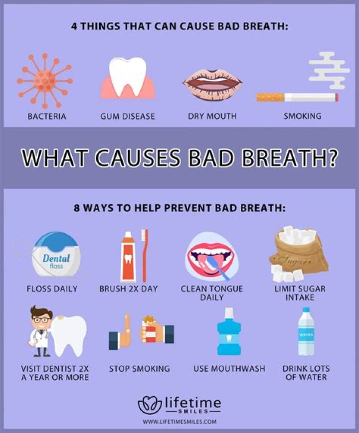 Why does my baby have bad breath when sick?
