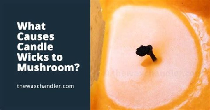 Why does my candle wick look like a mushroom?