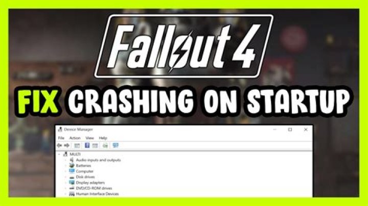 Why does my Fallout 4 keep crashing PC?