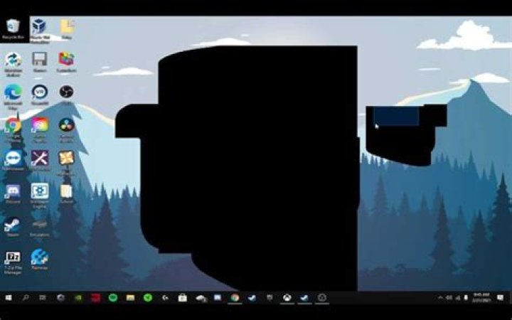 Why does my Windows 10 Background keep going black?