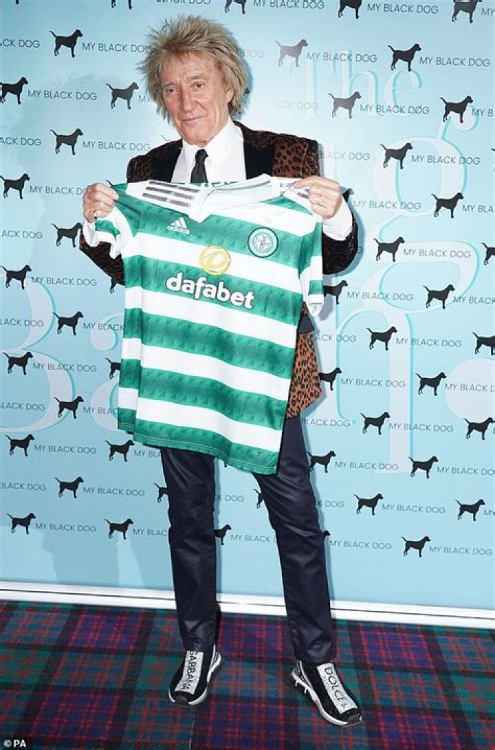 Why does Rod Stewart support Celtic FC?
