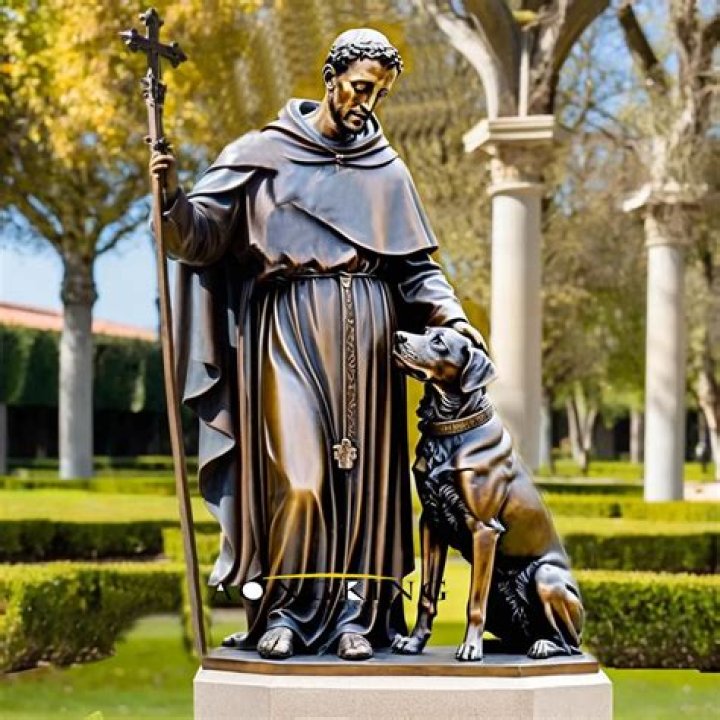 Why does St Dominic have a dog?