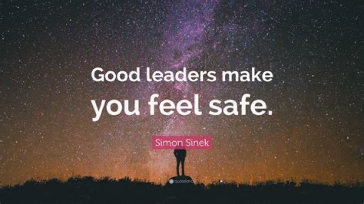 Why good leaders make you feel safe TED talk Simon Sinek?
