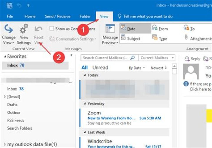 Why has my Outlook search stopped working?