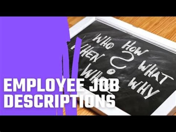 Why is a job description important to an employer?
