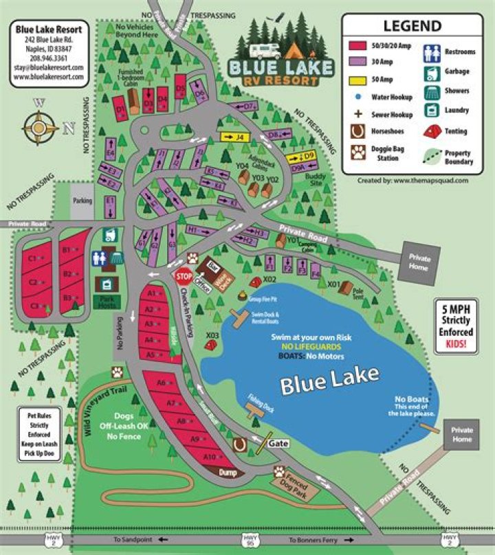 Why is Blue Lakes Campground closed?