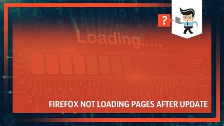 Why is Firefox not loading pages properly?
