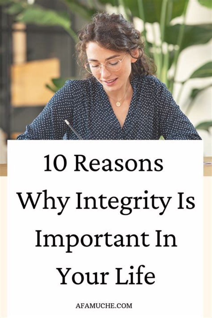 Why is integrity important in your professional life?