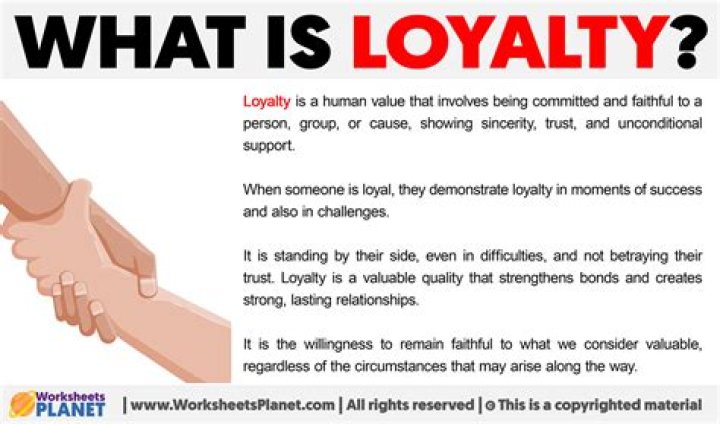 Why is loyalty is important?