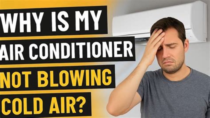Why is my AC on but not blowing cold air?
