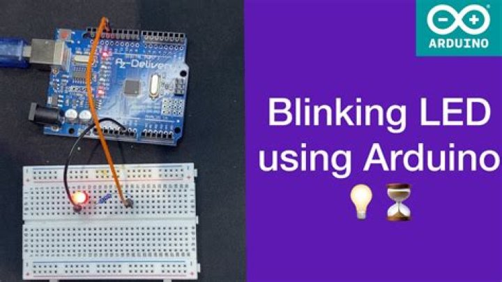 Why is my Arduino LED blinking?