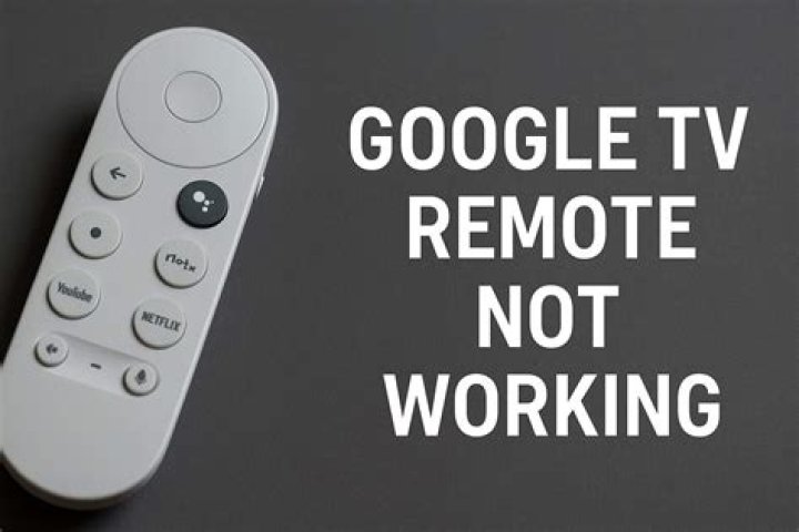 Why is my Google TV remote not working?