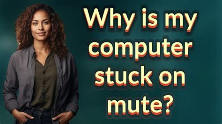 Why is my laptop muted?
