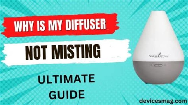 Why is my now diffuser not working?