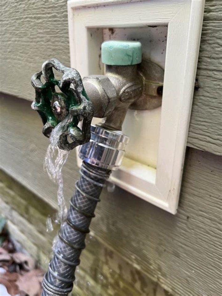 Why is my outside faucet leaking?