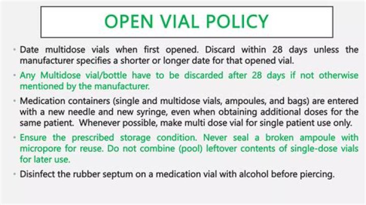 Why is open vial policy applicable to pentavalent vaccine?