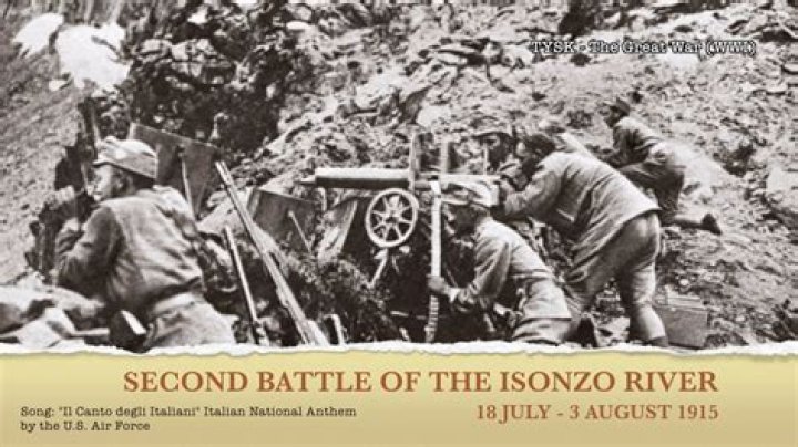 Why is the Battle of Isonzo considered significant?