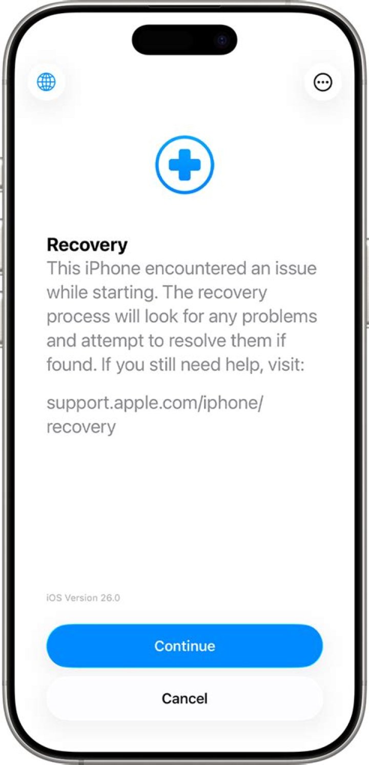Why it is showing no command in recovery mode?