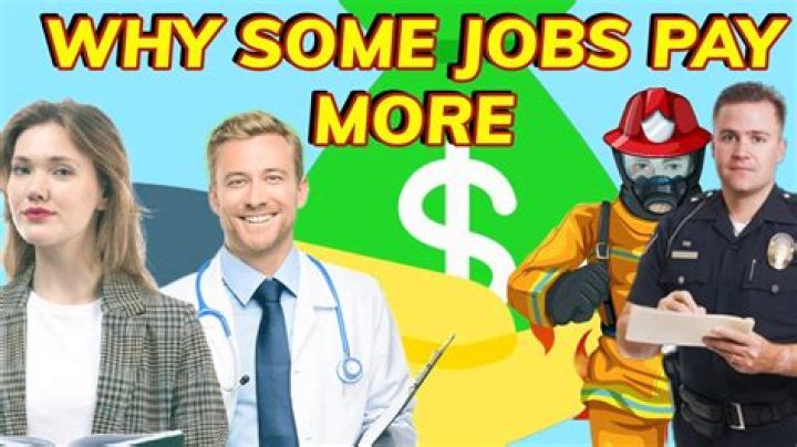 Why some jobs pay more than others quizlet?