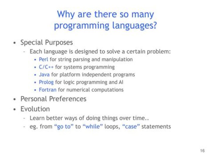 Why there are so much programming languages research paper?