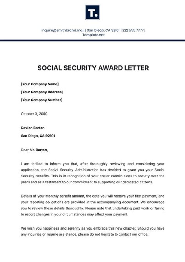 Why would SSI send me a letter?