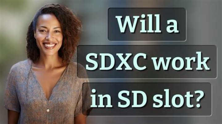 Will a SDXC work in SD slot?